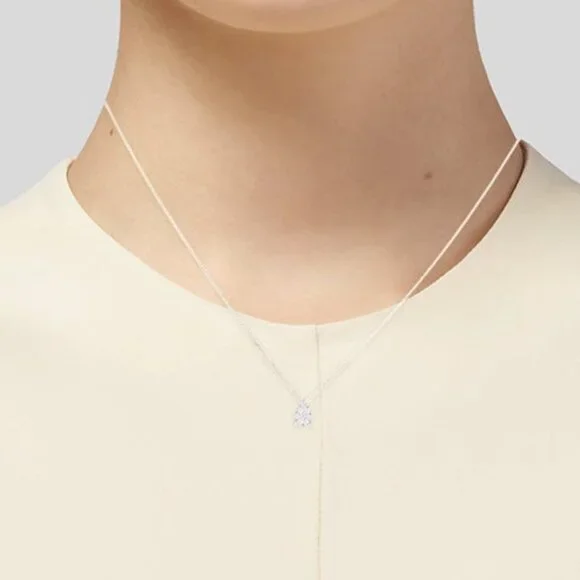 BONY LEVY 18K YELLOW GOLD 750 DIAMOND STACKABLE PENDANT NECKLACE FROM NORDSTROM - Picture 8 of 9